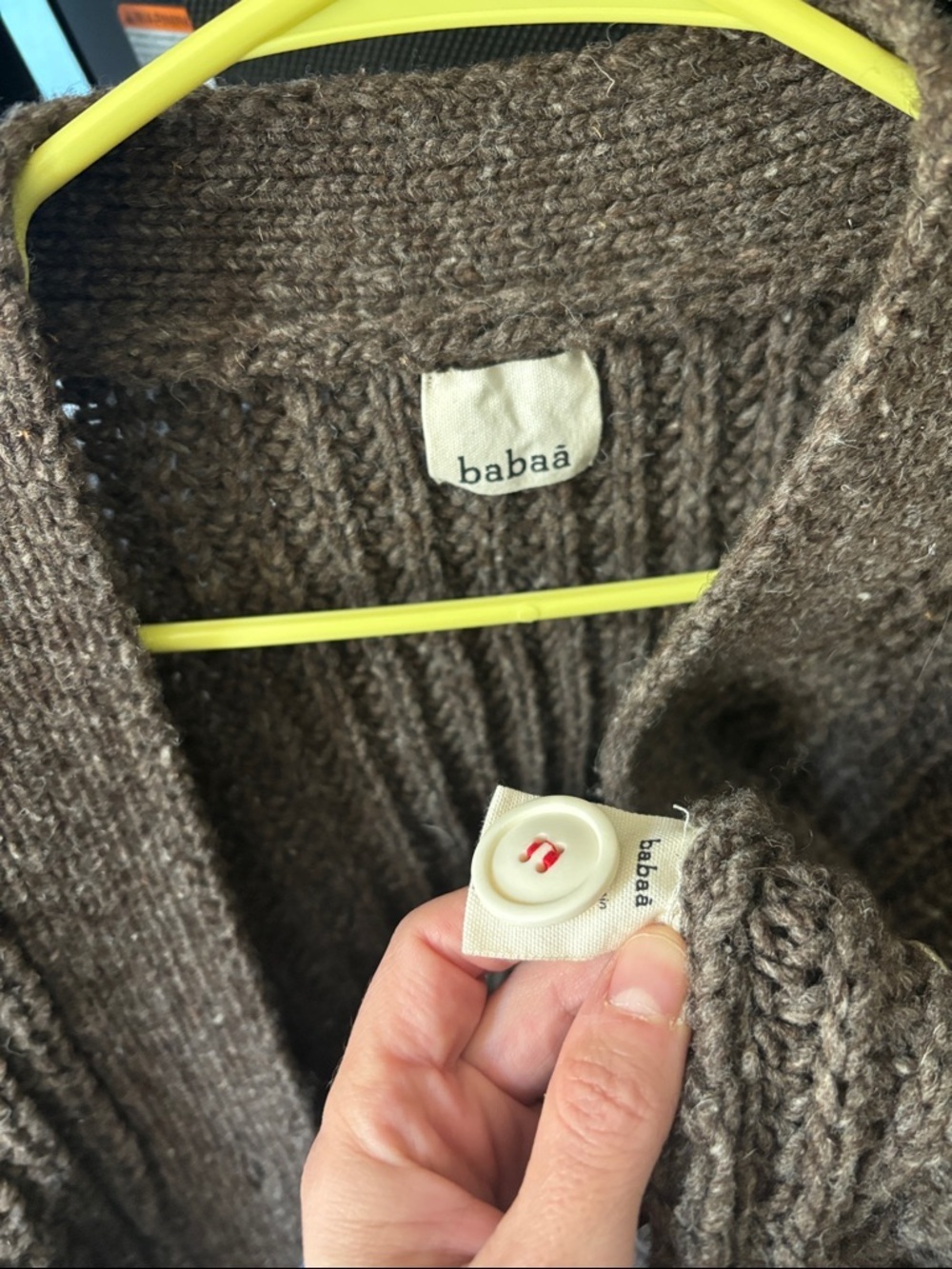 Babaa Wool Cardigan - Picture 5 of 16